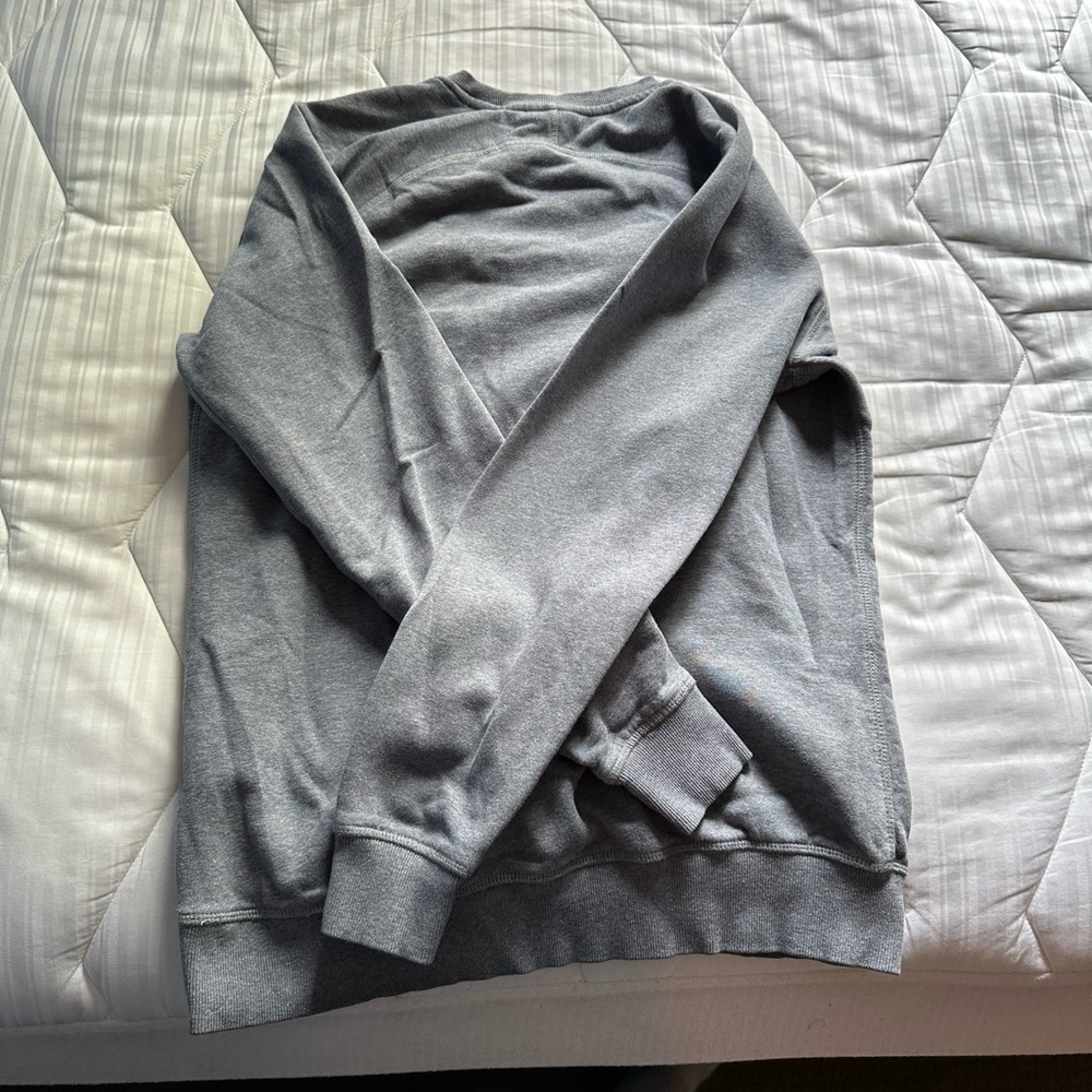 Grey gym shark sweatshirt